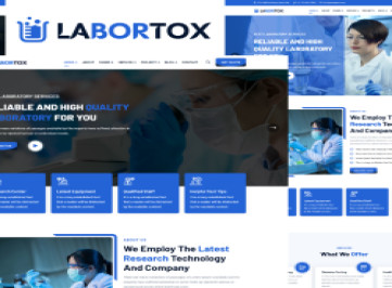Labortox - Шаблон  для лабораторий и научных исследований