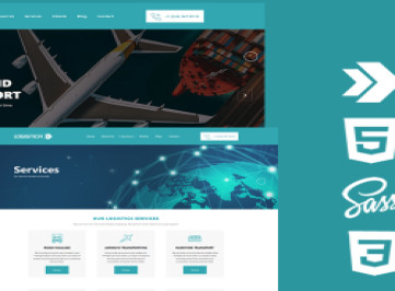 Logistica Html5 Css3 Theme Website Template