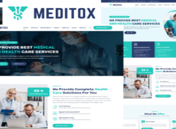 Meditox - Шаблон  для медицины и здравоохранения