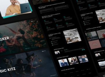 Dolunay - многоцелевой и персональный HTML-шаблон творческого портфолио