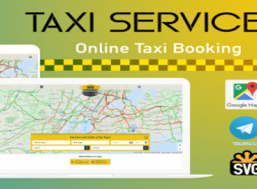 Служба такси - готовая тема онлайн-бронирования