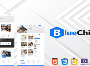 HTML-код корпоративного сайта BlueChip