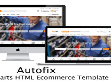 AutoFix — HTML-шаблон авто/автозапчастей  -
