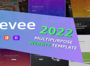 Eevee — многоцелевой HTML-шаблон 