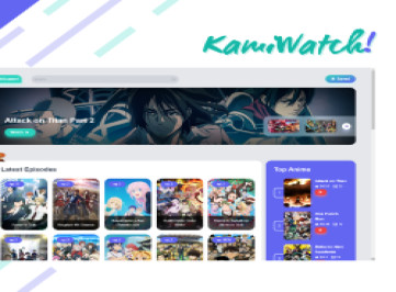 KamiWatch — шаблон потоковой передачи аниме React + NextJS + TailwindCSS