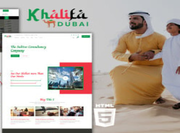 khalifa Dubai Культура и события  Шаблон веб-