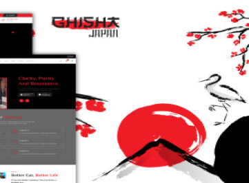 Шаблон  Ghisha Japanese Culture HTMTL5