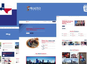 HTML-шаблон  Oraito American Texas Culture