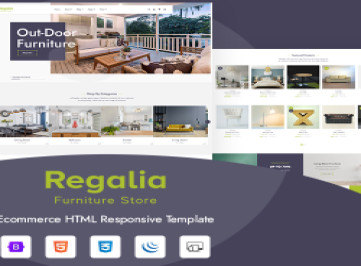 Regalia Furniture Store - Шаблон интернет-коммерции