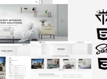 Inova - Производство интерьера и мебели Html5 Css3 Тема