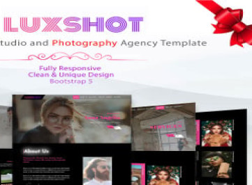 Luxshot - Шаблон фотостудии и фотоагентства