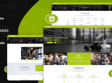 FitNX-  шаблон  для тренажерного зала и фитнеса