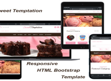 Sweet Temptations — адаптивный HTML-шаблон 