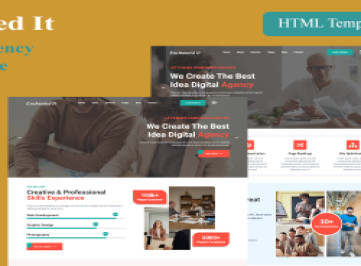 Шаблон сайта креативного агентства Enchanted-It