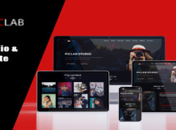 Piclab - Шаблон портфолио фотостудии и фотографии