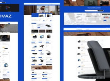 Digivaz Electronics Marketplace Электронная торговля Шаблон  