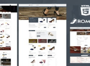 Romeon Footwear Bags & Shoes Shop Шаблон  