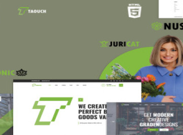 Шаблон  Taouch Florist and Flower Design 