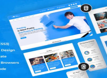 Paint Perfection - Painter Services Шаблон  