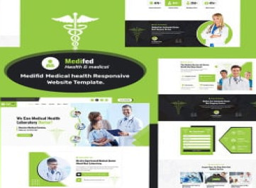  шаблон Medifed & Medical Doctor Health Care Business