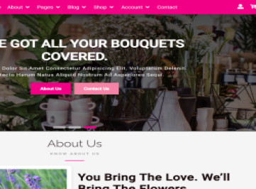 Flowery - Цветочный магазин HTML React