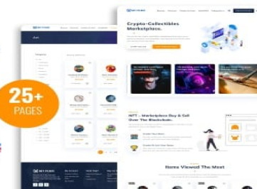 NFT Place - Торговая площадка для продажи NFT Шаблон  