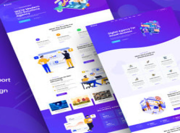 Шаблон  цифрового агентства Zomia