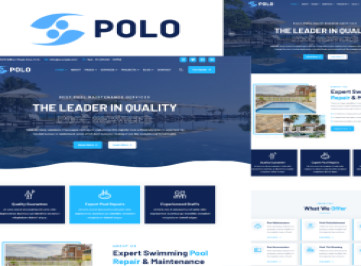 Polo - Техническое обслуживание и услуги плавательного бассейна Шаблон 