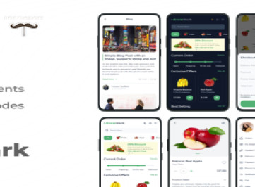 GrowMark - HTML-шаблон продуктового рынка Tailwind