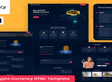 HTML-шаблон криптовалюты