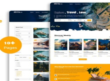 Trip.com — шаблон  Tour and Travel 