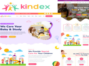 Kindex - Шаблон  для детского сада и ухода за ребенком
