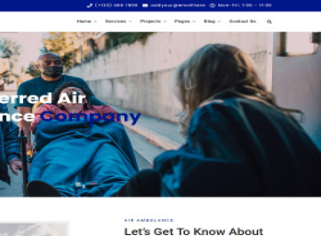 Html-шаблон службы скорой помощи