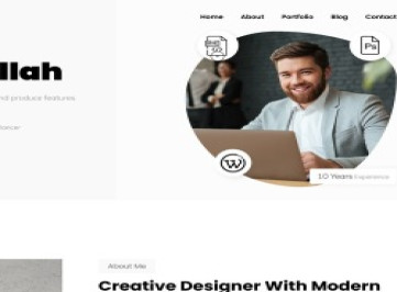 Tian - Шаблон  React для личного портфолио