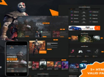 HTML-шаблон игрового веб-