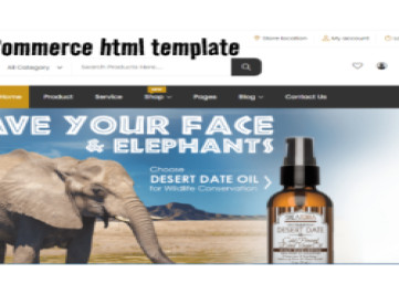 Шаблон электронной коммерции для онлайн-бизнеса