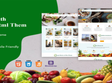HTML-тема NutriDiet Health Supplement