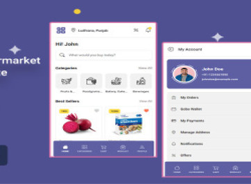 Gobo - Интернет-магазин продуктовых супермаркетов HTML мобильный