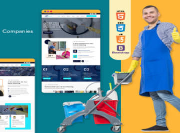 Eco Cleaning - HTML-шаблон компаний по уборке домов