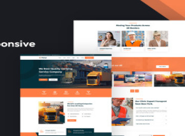 Poket — адаптивный шаблон сайта для транспорта и логистики