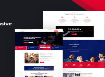 Poket — Политический адаптивный шаблон веб-