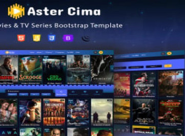Aster Cima — HTML-шаблон фильмов и сериалов