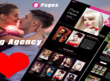 Love Talk -  шаблон  агентства отношений и знакомств