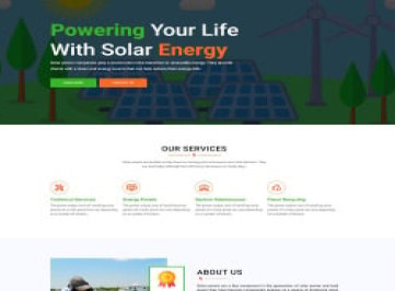 Солнечная энергия - Экология и солнечная энергия HTML-