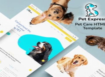 Pet Express - Шаблон  Petcare HTML 5