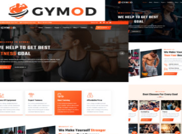 Gymod - Тренажерный зал и фитнес-шаблон 