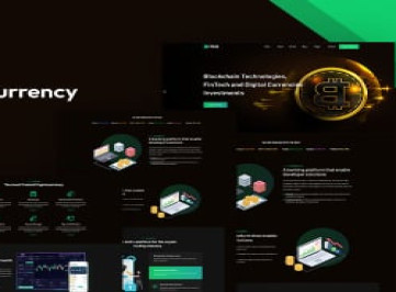 Bitco — Шаблон  для криптовалюты Биткойн и ICO