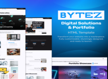 Bytez - Шаблон портфолио ИТ-решений и цифрового агентства