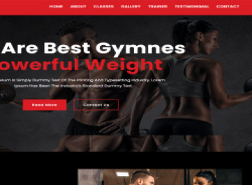 Шаблон  Gymfit Gym & Fitness