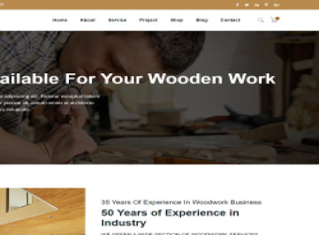 Плотник и деревообработка HTML-